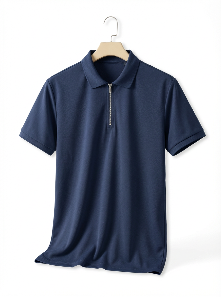 Milano Zipper Polo Shirt