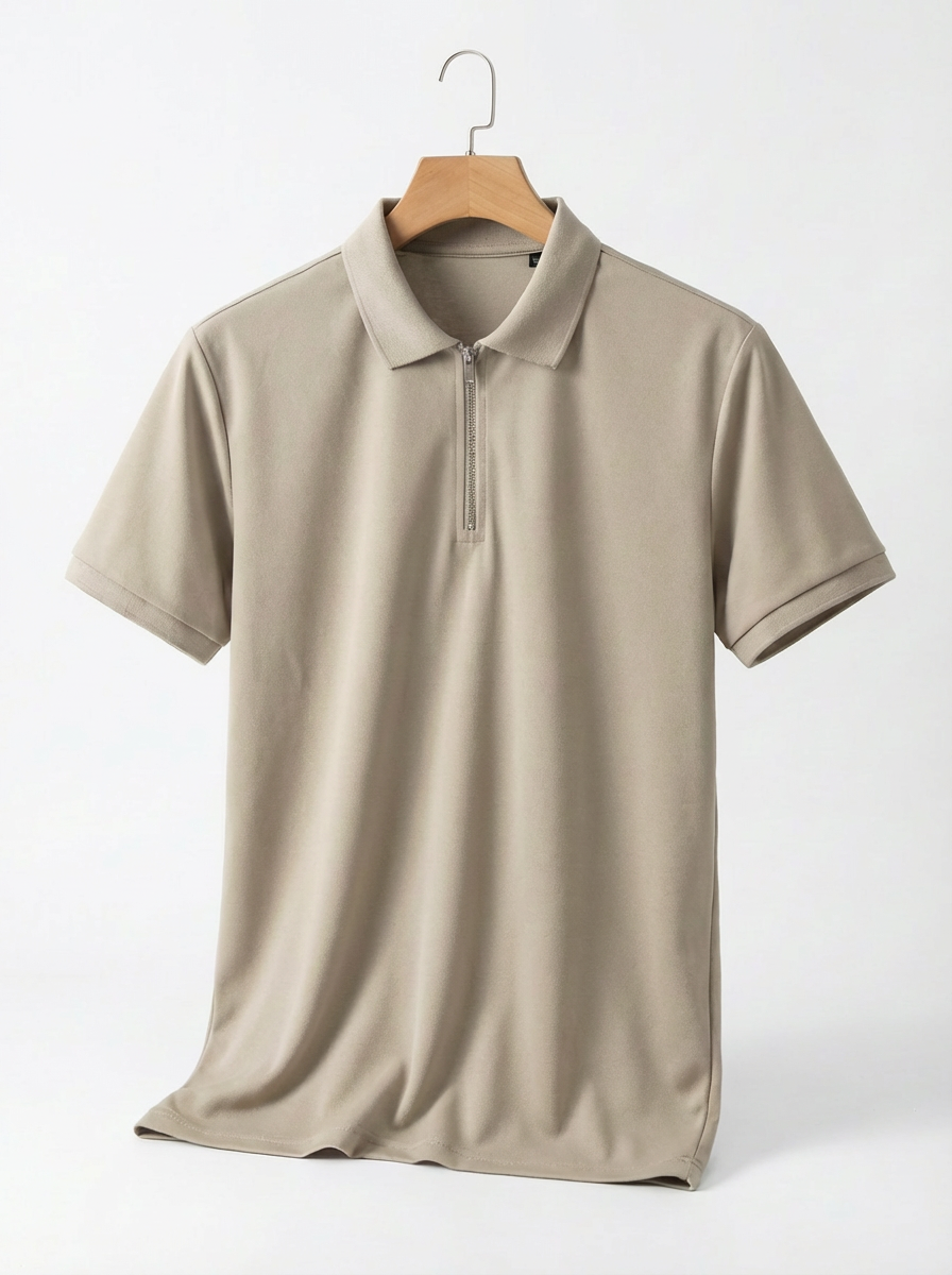 Milano Zipper Polo Shirt