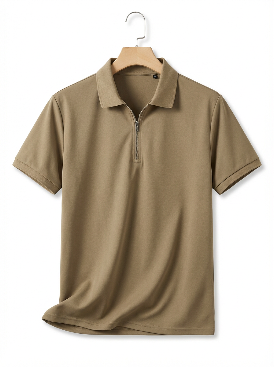 Milano Zipper Polo Shirt